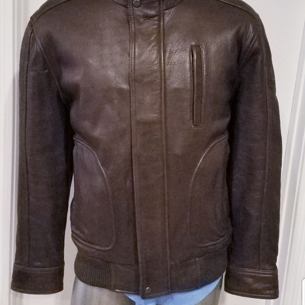 Men's Brown Leather Jacket